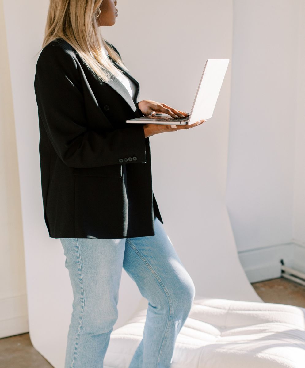 Look bureau avec blazer